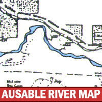 AuSable River Map